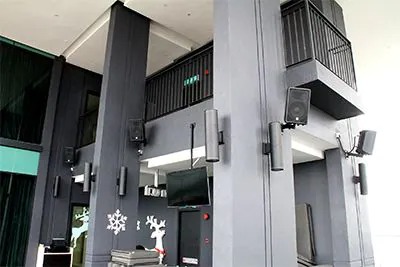 摩斯国际凭借其久经考验的音质被马六甲瑞士花园酒店及公寓选中